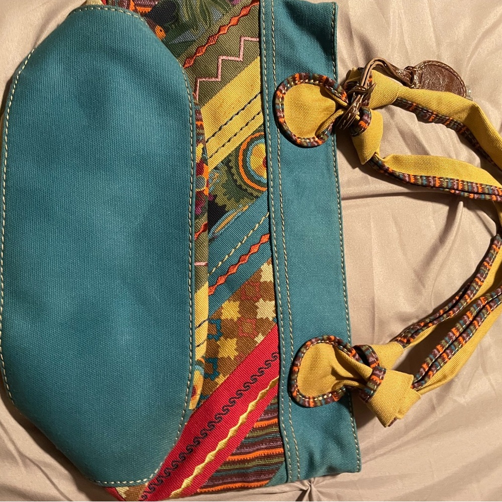 Fossil shoulder bag multi color like new - Picture 7 of 8